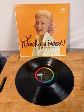 Dinah Shore - Dinah, Yes Indeed! Vinyl LP Album (Capitol Records T-1247)